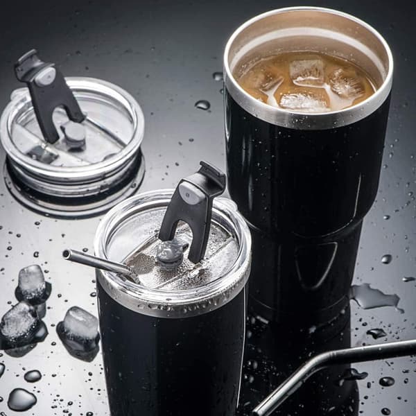 30oz Tumblerlåg med 3 ekstra silikonepakninger, passer til