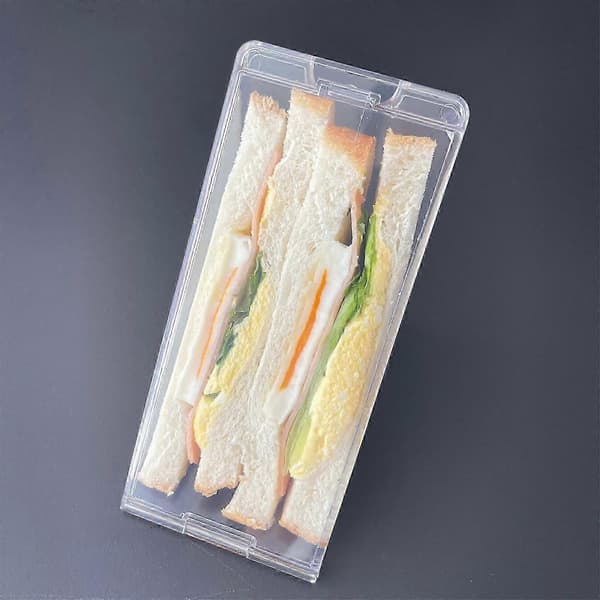 Practical Sandwich Storage Box Efficient Sandwich Packaging Box Reusable Preservation Container for School Bag