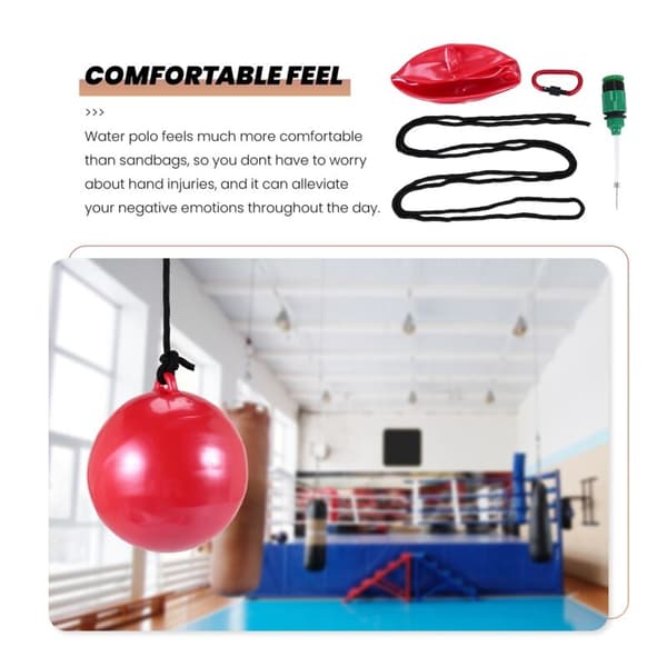 1 Water Heavy Punching Bag with Injection Hook for Home Hanging Boxing