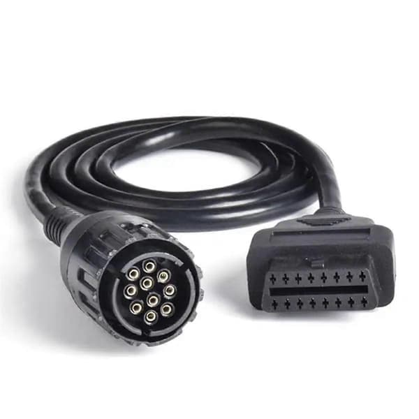 For ICOM D Cable Motorcycles 10-Pin Diagnostic Cable for 10-Pin Adapter to 16-Pin OBD2 Scanner Extension Cable