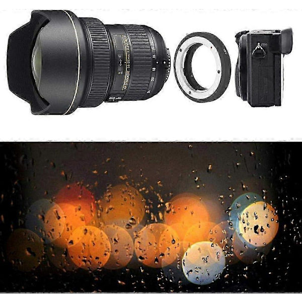 Professionel adapter til montering af Minolta MC MD objektiver på Nikon NF AI AIS DSLR kameraer