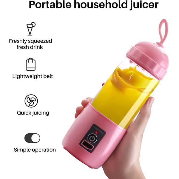 Bærbar Mini Juicer Elektrisk Juicer Multifunktionel Juicer Genopladelig Student Juicer
