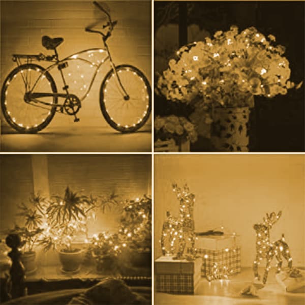 66ft 200 LED String Lights, Battery Operated with Remote Control
