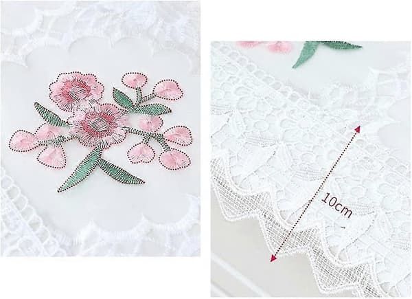 A protective cover for microwave oven, lace cover for microwave oven (crown pattern)