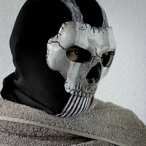 Ghost Maske V2 - Operatør Mw2 Airsoft Cod Cosplay Airsoft Taktisk Dødningehoved Helmaske -CLJR