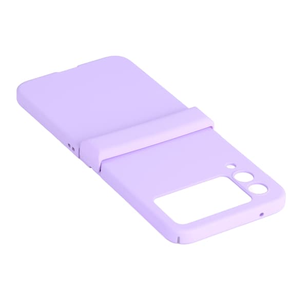 Foldable Screen Phone Case Ultra Thin Scratch Resistant Shockproof Portable Mobile Phone Protective Shell Purple for Zflip3