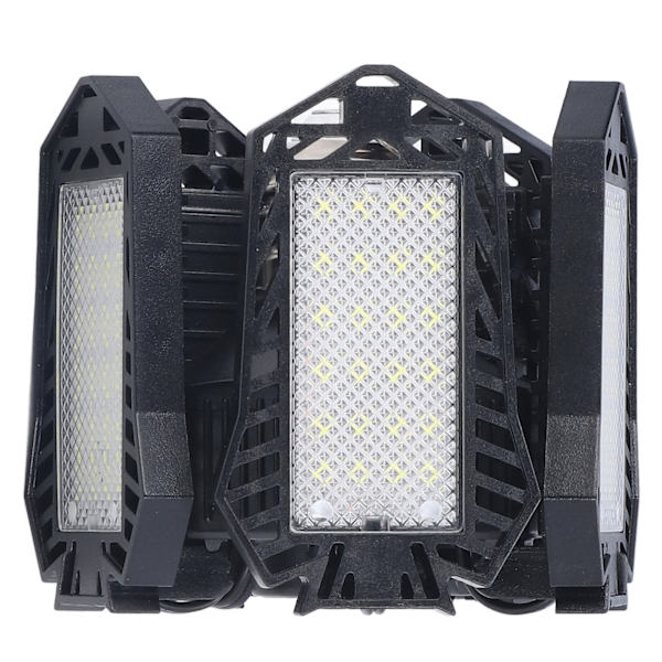 LED Garage Light Foldable Garage Ceiling Light E27 20W 1500LM 5 Blade Warehouse Workshop Lamp 85-265V
