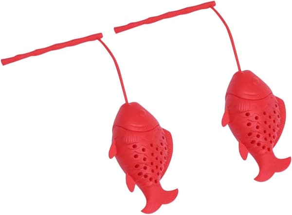 (Rød) 2-pak silikone te-infuser til te og te, silikone