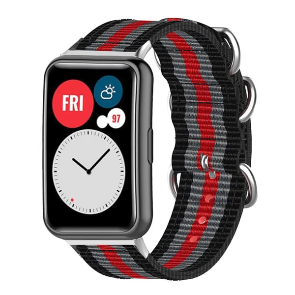 Replacement Strap Compatible with HUAWEI Watch FIT Smart Watch Sport Canvas Wristband Strap