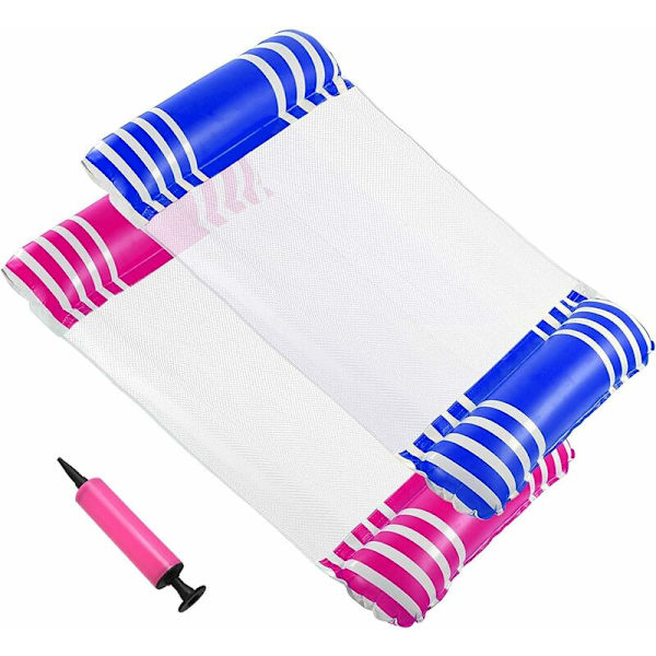 Inflatable Pool Hammock with Versatile Mesh Bottom