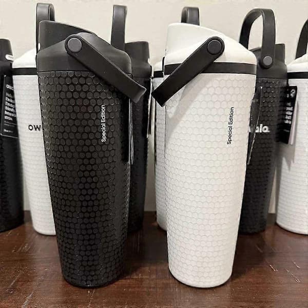 Owala Fairways For Days FreeSip Sway Golf Vannflaske 30oz Gave D Hvit White
