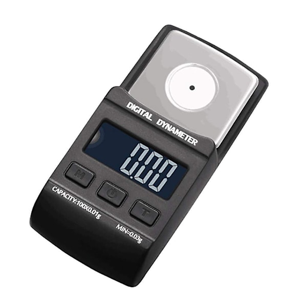 Ammattimainen erittäin tarkka digitaalinen levysoittimen vaaka, mittari, varren kuormituskenno, LCD-taustavalo 100G/0,0