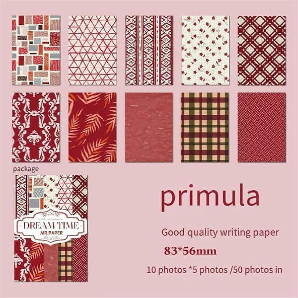 500 stk Multi Stil Dekorative Skrivemateriell Skrivepapir Junk Journal Etikett Scrapbooking Materiale