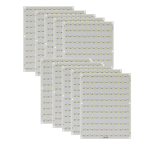 10 kpl Bambu CMYK LED-taustavalolevy CMYK Litophane LED-taustavalolevy 5V1A USB-C-virtalähde 10x11 110bit