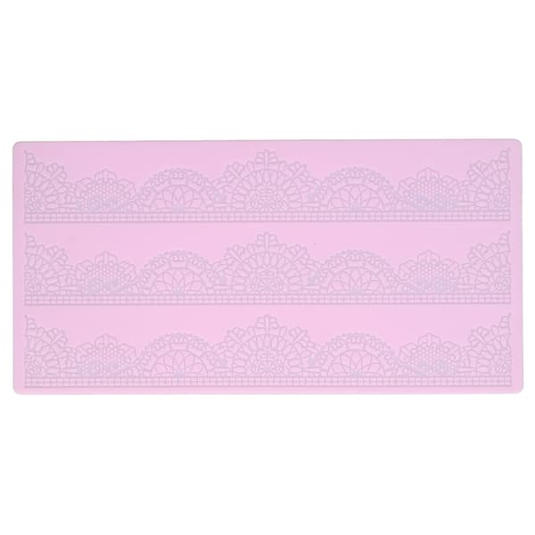 Kageform DIY Chokolade Kage Kant Dekoration Form Silikone Bageform til Køkken Dessertbutik