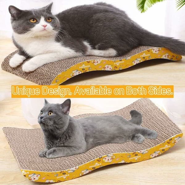 Kattklorestativ, kattklorestativ med kattemynte laget av slitesterk resirkulerbar pappfylling som sofa, sovesofa, til jul for søte katter 44