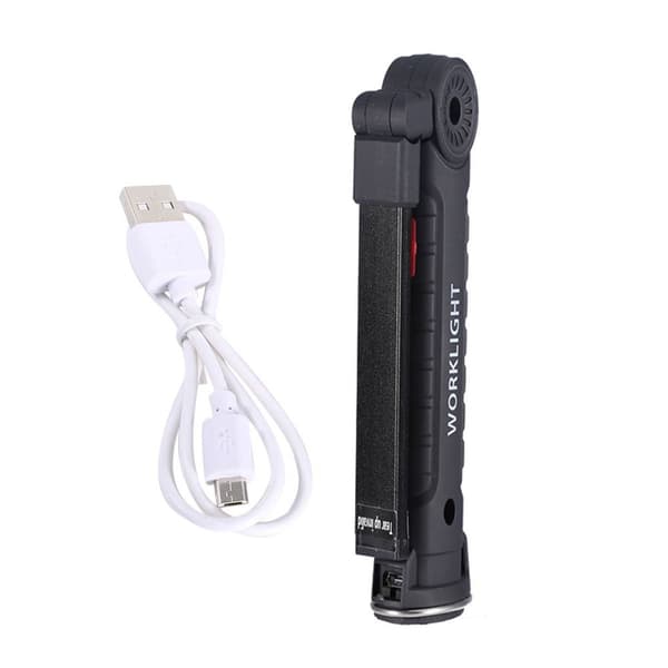 USB Rechargeable COB Emergency Light, Foldable LED Work Light KLB