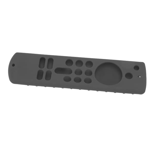 Fjärrkontroll Silikonskydd för Fire TV Stick Halkfritt Silikonskyddsfodral med Snodd 3:e generationens grå