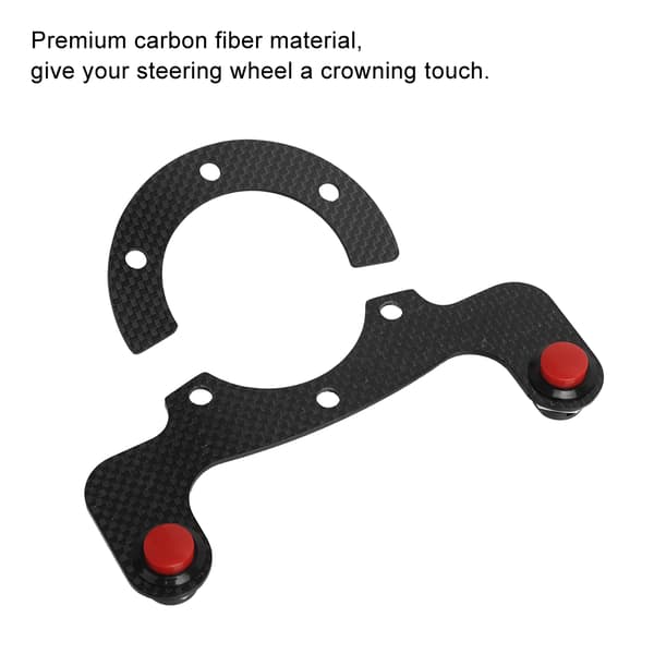 Carbon Fiber External Horn Button Kits for MOMO/OMP/Nardi/Sparco 6-Bolt Steering Wheel Double Button