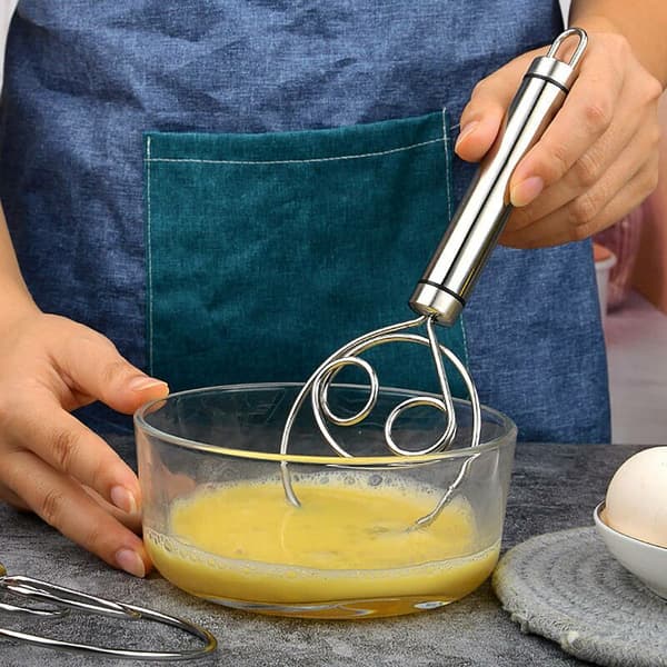 Stainless Steel Danish Dough Whisk Dutch Dough Whisk Scoring Tool Cake Tool for Bread, Pastries or Pizza