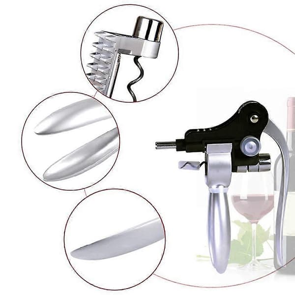 Practical Bottle Opener Wine Tool Set Foil Cutter Bar Lever Corkscrew Cork Drill Lifter Kit Kitchen