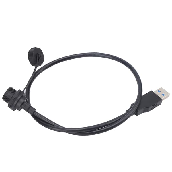 Vanntett USB-kontakt Type-C hunn gjenget lås panelmontering stikkontakt E10TPC-TF-F/U3-A-M(0.5M)