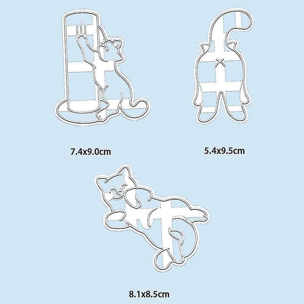1 stk. Kattekageforme Kitty Butt Form DIY Kager Kageform Bagværk (A)