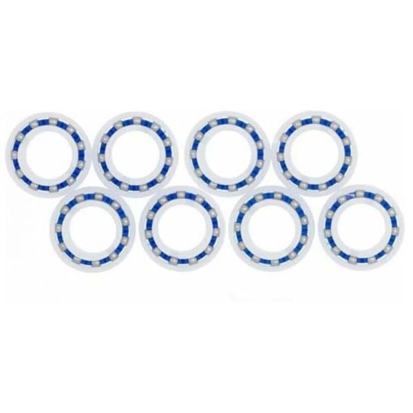 Sæt med 8 kuglelejer egnet til Polaris 280 180 Robot Pool Cleaner C60 C-60 Hjul, Dolaso..