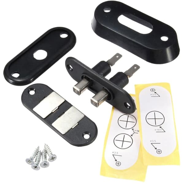Black Sliding Door Contact Switch for Central Locking Car Alarm T4