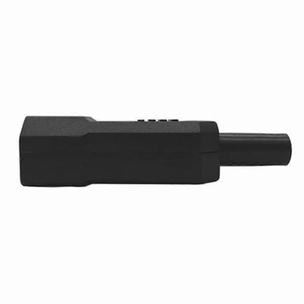 AC 250V 10A IEC C14 Han 3-benede terminaler Inline adapterstik strømstik