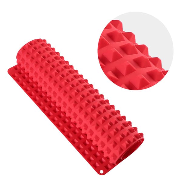 Silikon Pyramide Bakematte - Fettreduserende, Non-Stick Ovn- og Grillmatte