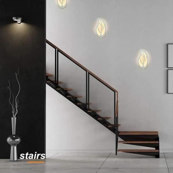 Væglampe - Mærke - Enkel Moderne Lampe - Hvid - Soveværelse - LED