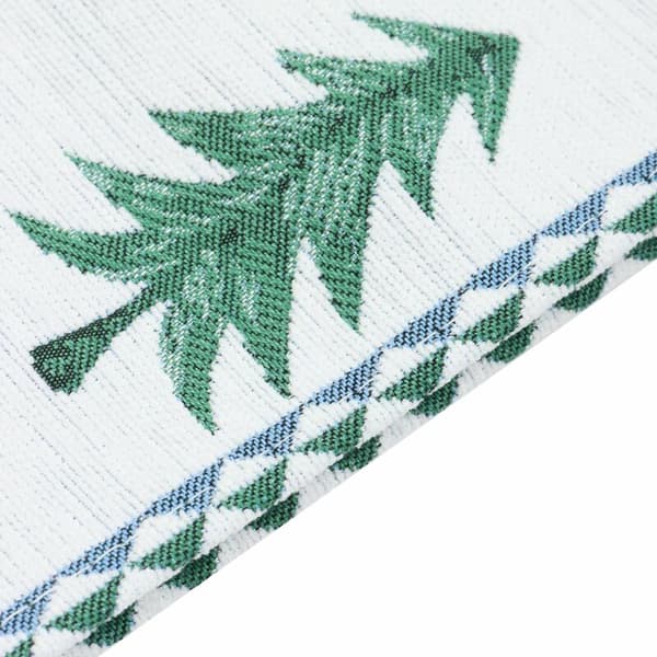 Table Runner with Tassels Chenille Tablecloths for Dining Table TV Cabinet Christmas Home Decoration