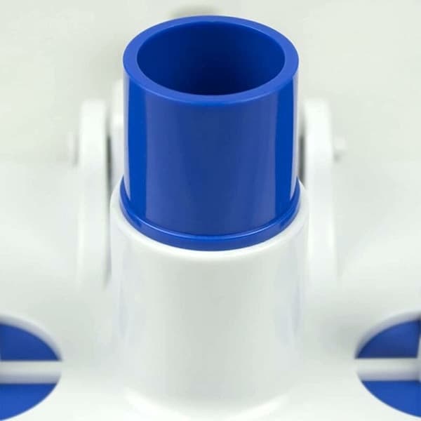 Pool Cleaner, Portable Pool Jet Vacuum Cleaner, Wheel-Mounted Suction Brush Head with Side Brushes
