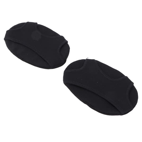 Elastic Forefoot Shoe Inserts, Toe-Divided Foot Pads, 3-Hole Metatarsal Pads