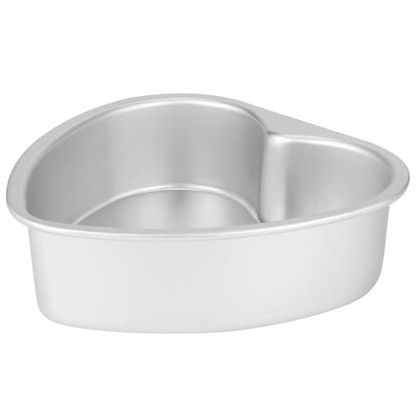 Bundplade Hjerteformet Kageform Aluminiumlegering DIY Kageform Bageost Brødbakke TU