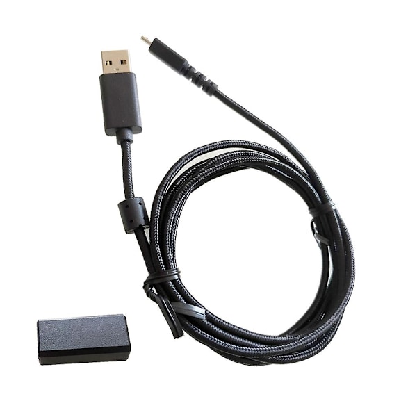 Ladekabel for Logitech G502 Mus USB til Mikro Adapter Nylonflettet Myk