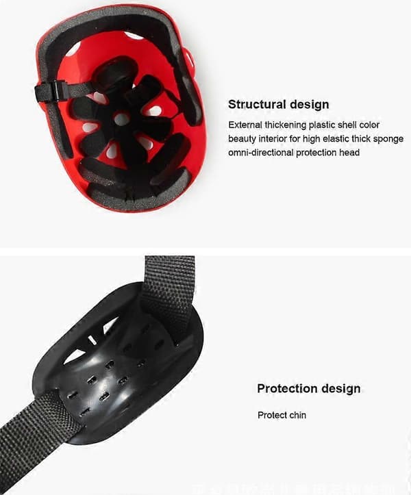 7-delars Skyddsutrustning för Barn Knä Handled Skydd armbågsskydd Cykel Skateboard Isåkning Rullskridskor