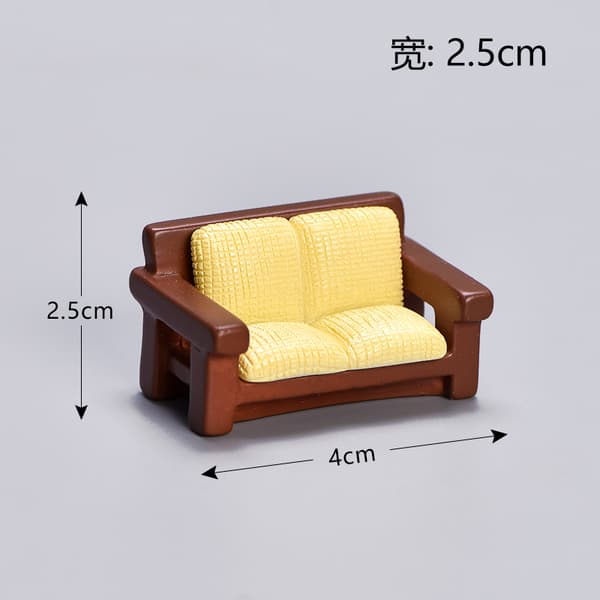 18 mini sofaer, sofaborde, minilandskab, bonsai, kødpynt