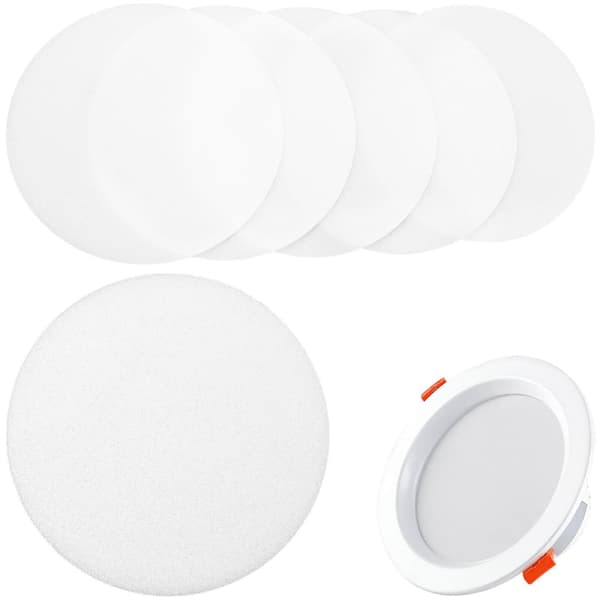 6 pcs Anti-glare Diffuser Lampshades Ceiling Spotlight Lampshades Light Fixture Accessories