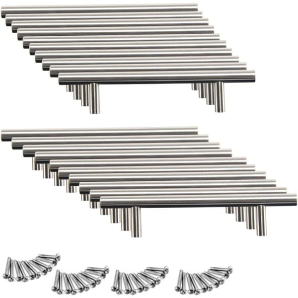 20 st Rostfria Kökslucka Handtag (160mm (Hålcentrumavstånd))