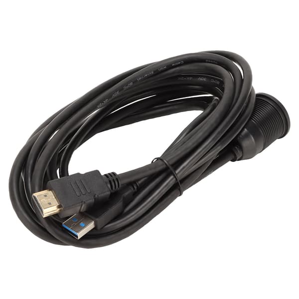 Innfelt forlengelseskabel Doble porter USB3.0 High Definition Multimedia Interface-kabel