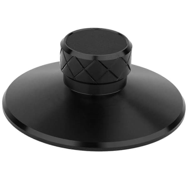 Vinyl Record Player Weight Metal Disc Stabilizer Vibration Reducer Record Clamp Turntable Black