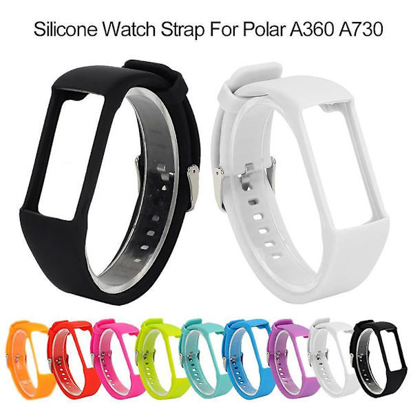 Nytt Ersättningsarmband Silikonband Spänne För Polar A360