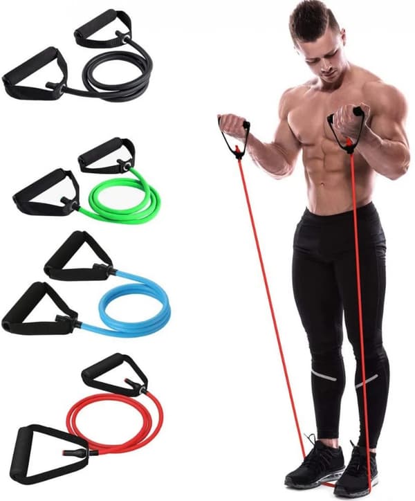 #Expander Modstandsrør Fitness Expander Modstandsbånd Biceps#