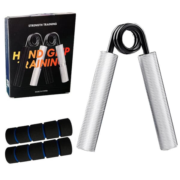 Greppisar, raskas ote, otevoiman harjoituslaite hopeapuku 150LB