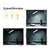 LED Desk Lamp Ultralight 360 Flexible Rotatable Touch Control 3-Step Dimmable USB Charging Eye-Caring Table Lamp for Reading