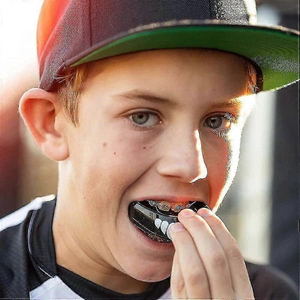 Mouthguard for Braces with Upper and Lower Teeth Protection for Sports with Instant Fit Technology
