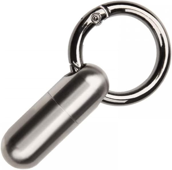 Keychain Pill Holder, Waterproof Mini Pill Box Portable Pill, ZQKLA