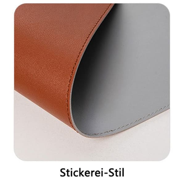 Bordunderlag, skrivebordsunderlag, 60 x 30 cm PU bordunderlag, bærbar computer